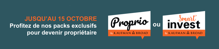 Packs Proprio & Smart'invest - Septembre 2020 | Kaufman & Broad