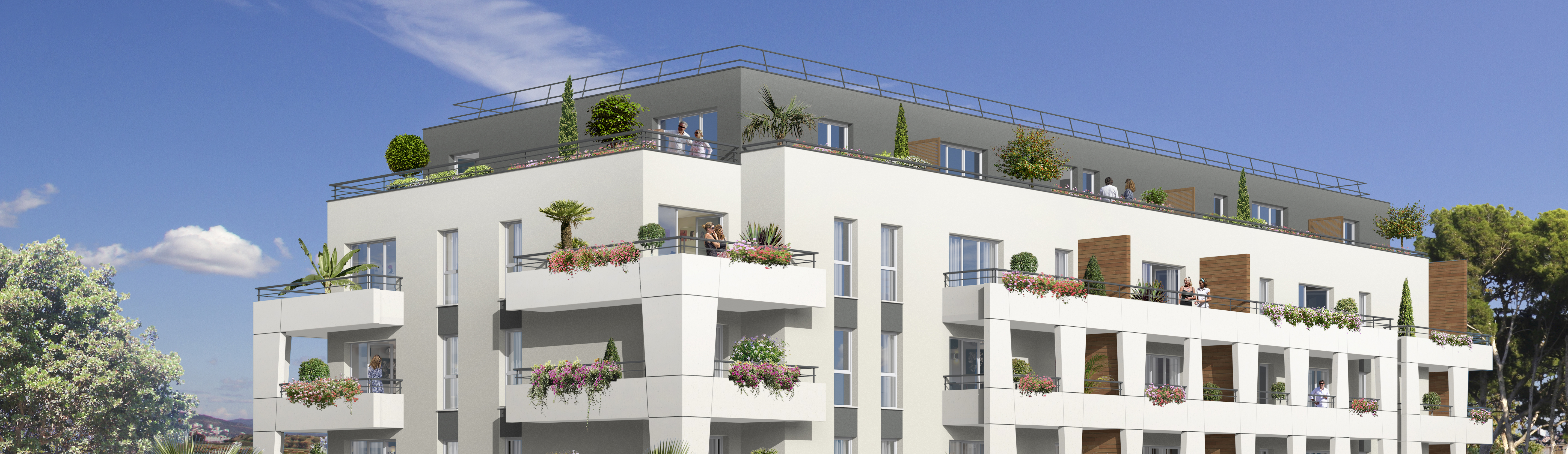 Programme immobilier neuf Carré Morgiou à Marseille, trouver un appartement neuf dans les Bouches-du-Rhône