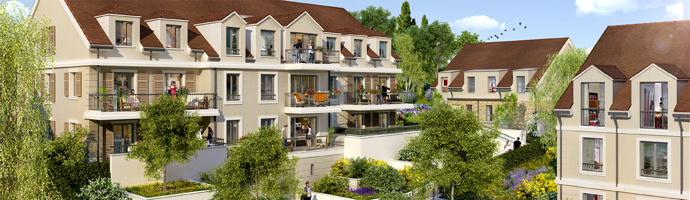 Programme immobilier neuf Les Jardins du Louvre à Mareil-Marly, trouver un appartement neuf en Yvelines