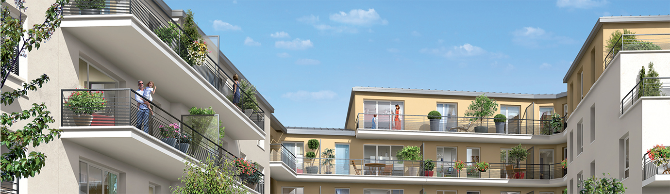 Programme immobilier neuf L'allées des impressionnistes à Argenteuil (95), trouver un appartement neuf en Val d'Oise