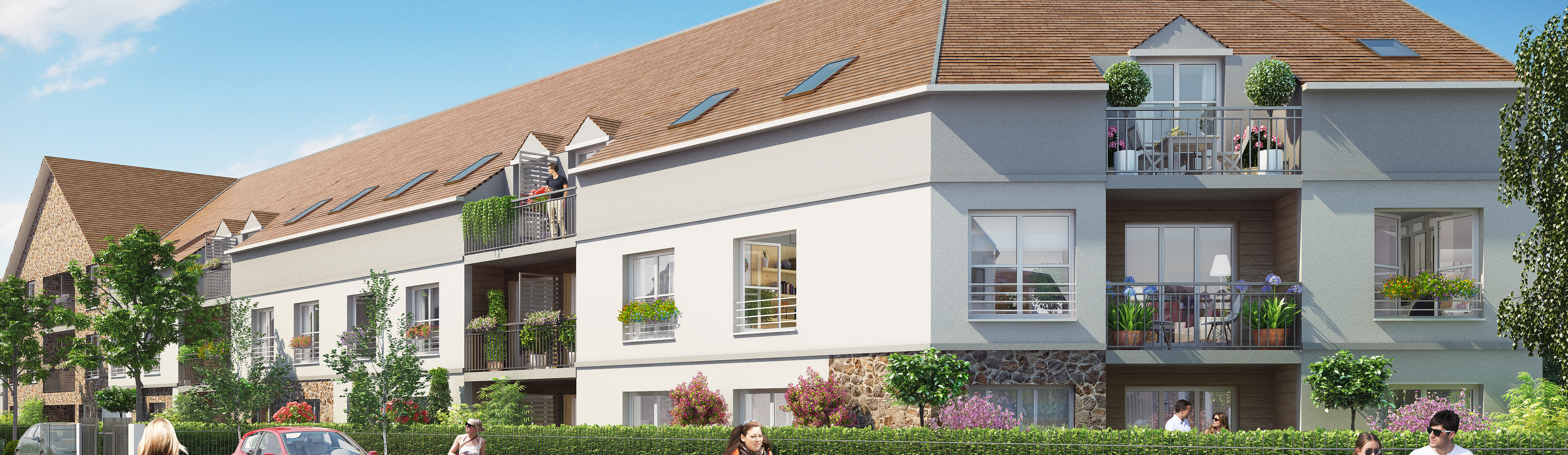 Programme immobilier neuf Le Domane du Pré au Plessis Paté, trouver un appartement neuf en Île-de-France