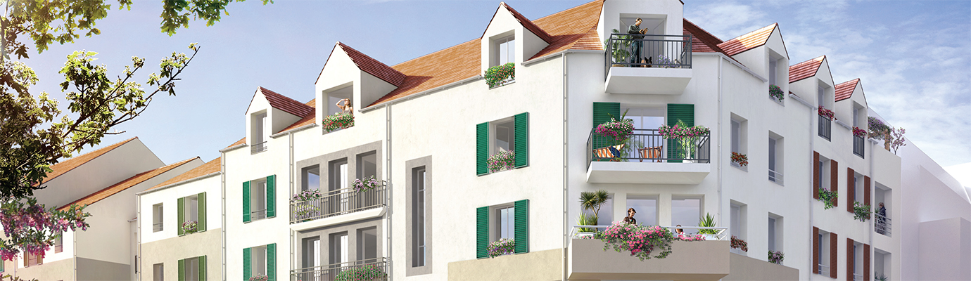 Programme immobilier neuf Eclosion à Achères (78), trouver un appartement neuf en Ile-de-France