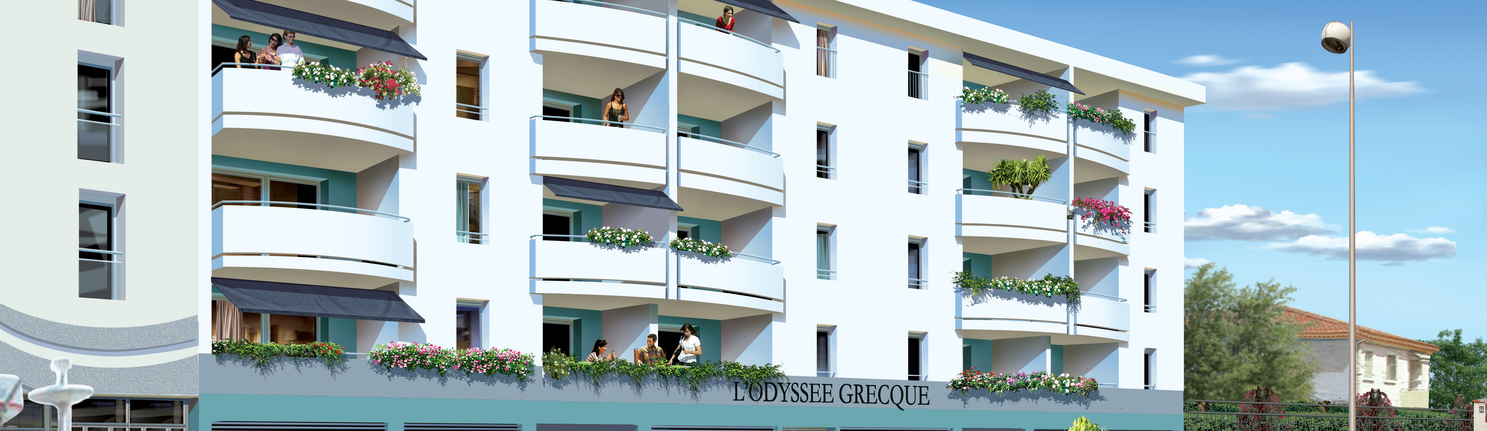 Programme immobilier neuf l'odyssée grecque à palavas, trouver un appartement neuf en Languedoc-Roussillon