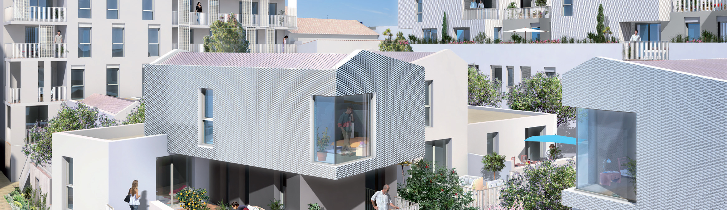 Programme immobilier neuf Coeur Clémenceau à Montpellier, trouver un appartement neuf en Languedoc-Roussillon