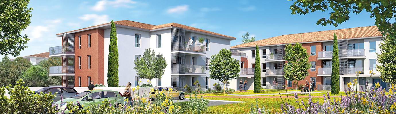 Programme immobilier neuf Le Clos du Paladin à Saint Jean (31), trouver un appartement neuf en Midi Pyrénées