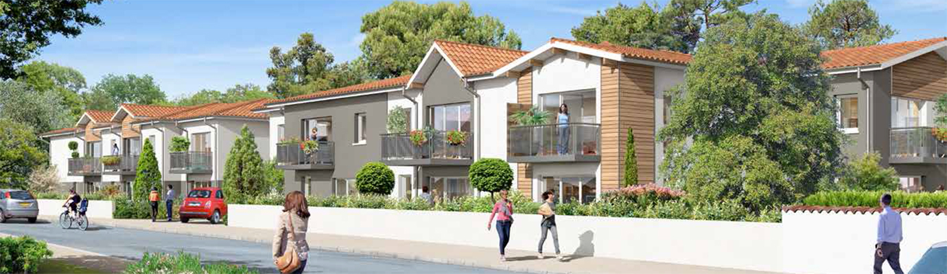 Programme immobilier neuf Le Domaine de Testerins à La Teste-de-Buch, trouver un appartement ou une maison neuve en Gironde
