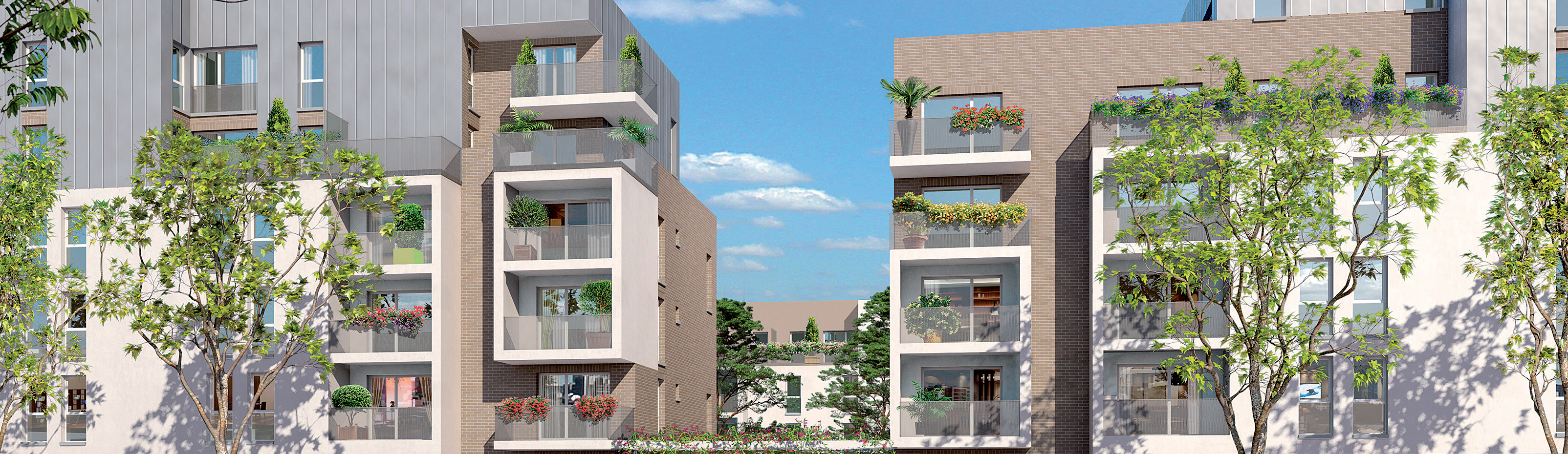 Programme immobilier neuf Les Jardins de Malte II à Vigneur sur Seine, trouver un appartement neuf en Île-de-France