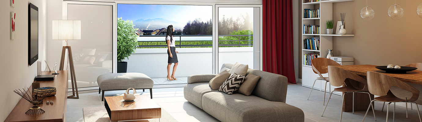 Programme immobilier neuf parc emreaude à Thonon-les-bains, trouver un appartement neuf en Haute-Savoie