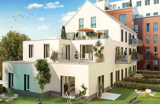 Programme immobilier neuf Villa Bergot à Lille, trouver un appartement neuf dans le Nord