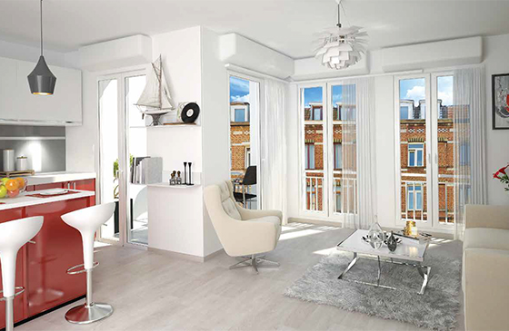 Programme immobilier neuf Villa Bergot à Lille, trouver un appartement neuf dans le Nord