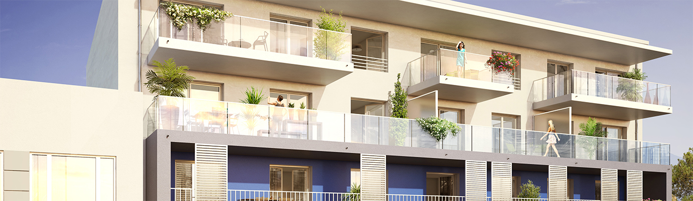 Programme immobilier neuf So Amata à Nice, trouver un appartement neuf en Alpes Maritimes