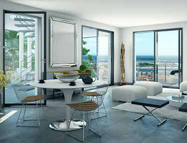 Programme immobilier neuf Horizon Bay à Cannes (06), trouver un appartement neuf dans en Provence-Alpes-Côte-d'Azur