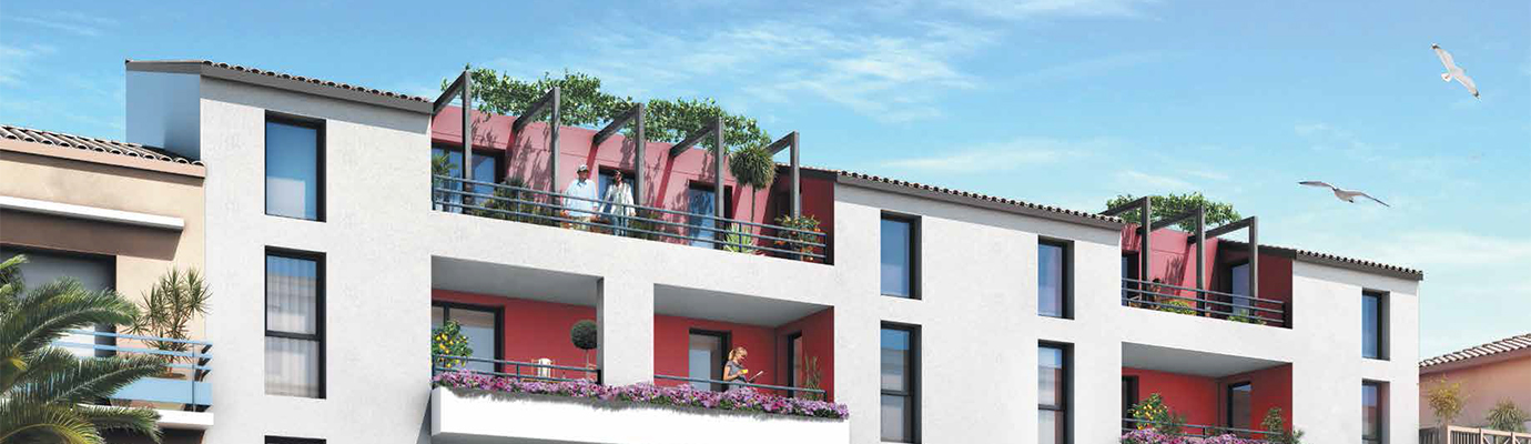 Programme immobilier neuf Rive Gauche à Grau du Roi (30), trouver un appartement neuf dans le gard