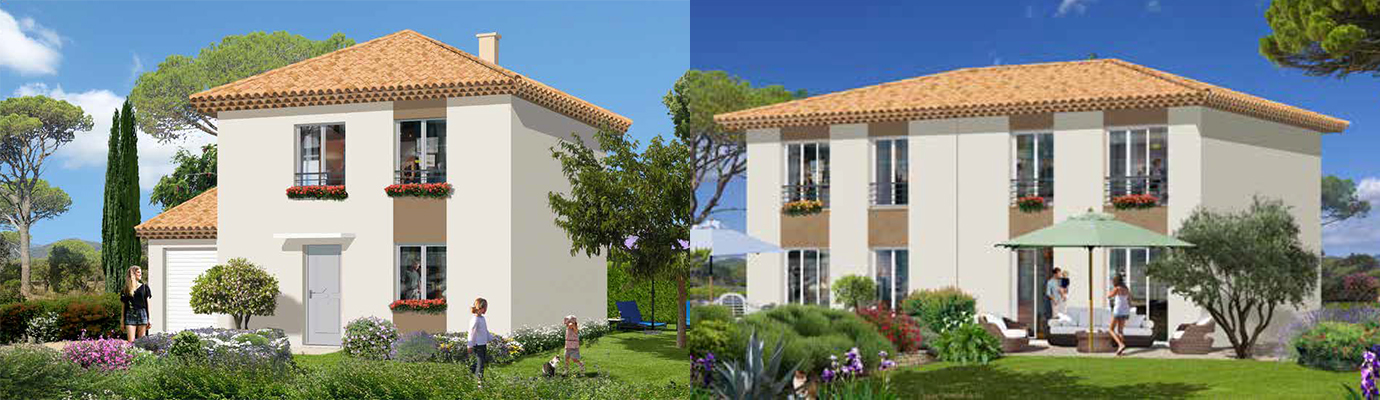 Programme immobilier Terres Marines neuf à St-Cyr-sur-Mer(83), trouver un appartement neuf ou une maison neuve en Var