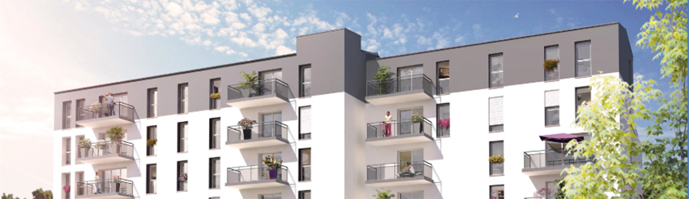 Programme immobilier neuf Cour d'Oé à Tours, trouver un appartement neuf en Indre et Loire