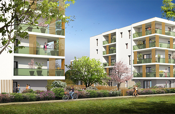Programme immobilier neuf Le Nobel à Angers(49), trouver un appartement neuf dans le Maine-et-Loire