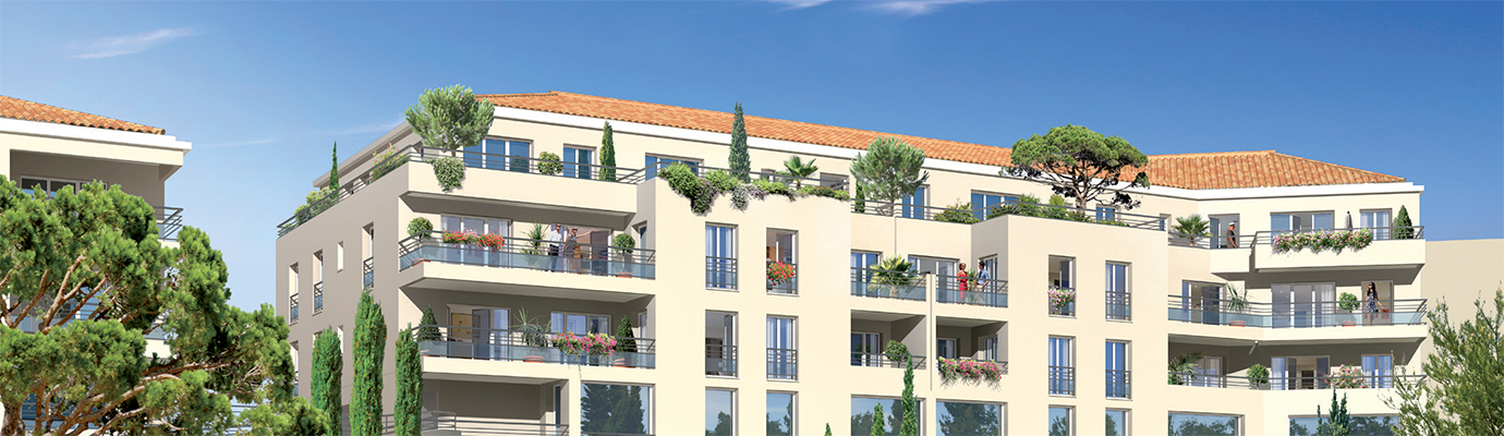 Programme immobilier neuf Villa Néroli à Grasse, trouver un appartement neuf en alpes-maritime