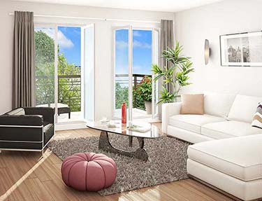 Programme immobilier neuf La Sente des Réaux à Elancourt (78), trouver un appartement neuf en Ile-de-France.
