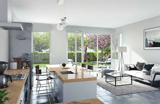Programme immobilier neuf Cour St Pierre à Toulouse (31), trouver un appartement neuf en Haute-Garonne.