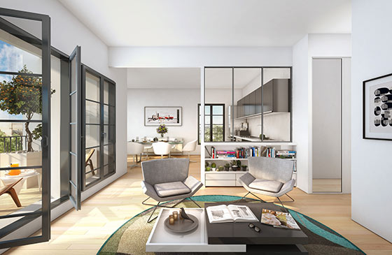 Programme immobilier neuf à Clamart (92), trouver un appartement neuf en Hauts-de-Seine
