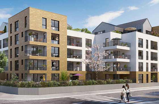 Programme immobilier neuf à Caen(14), trouver un appartement neuf en Calvados.