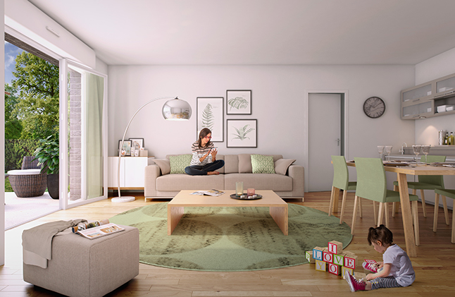 Programme immobilier neuf à Jouy-le-Moutier (95), acheter un appartement neuf en Ile-de-France