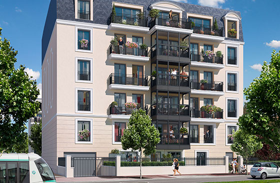 Programme immobilier neuf à Clamart (92), trouver un appartement neuf en Hauts-de-Seine
