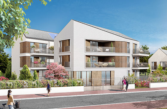 Programme immobilier neuf Les Jardins de l'Ile – Côté Rives de Seine à Nanterre, trouver un appartement neuf en Hauts-de-Seine