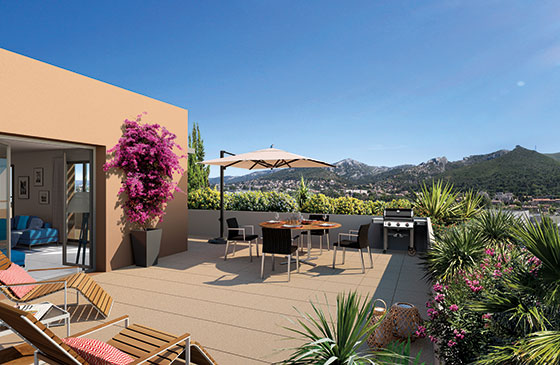 programme immobilier neuf les collines de loubets - Kaufman & Broad